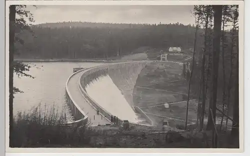 (98084) Foto AK Schwarzenbachtalsperre, vor 1945