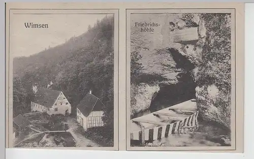 (97666) AK Hayingen, Wimsen, Friedrichshöhle, Wimsener Höhle, vor 1945
