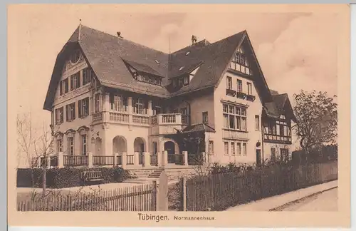 (97465) AK Tübingen, Normannenhaus, vor 1945