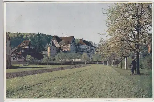 (97457) AK Bebenhausen, Stadtansicht Südost, vor 1945