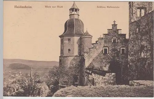 (97452) AK Heidenheim Brenz, Schloss Hellenstein, vor 1945