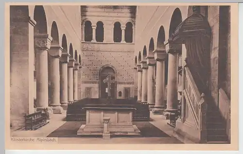 (97420) AK Kloster Alpirsbach, Klosterkirche, Altar, vor 1945