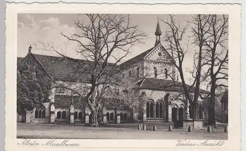 (97416) AK Kloster Maulbronn, Vorderansicht, vor 1945