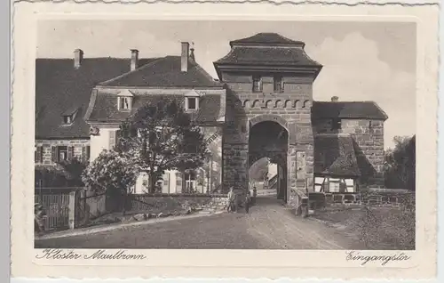 (97415) AK Kloster Maulbronn, Eingangstor, vor 1945