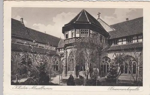 (97410) AK Kloster Maulbronn, Brunnenkapelle, vor 1945