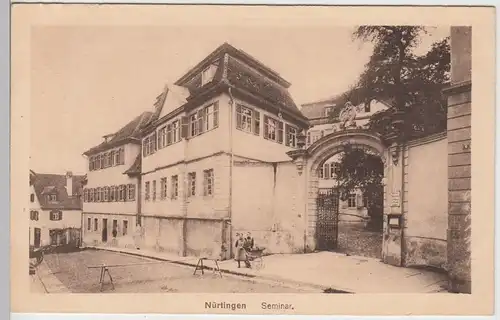 (97406) AK Nürtingen, Seminar, vor 1945