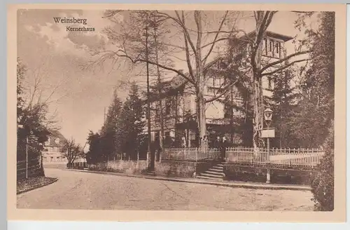 (97402) AK Weinsberg, Kernerhaus, vor 1945