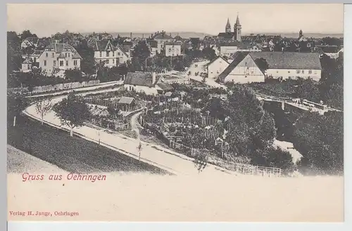 (97396) AK Gruß aus Öhringen, Stadtansicht, bis 1905