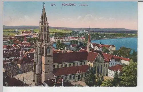 (97363) AK Konstanz, Bodensee, Münster 1929