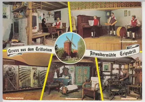 (96198) AK Treffentrill bei Cleebronn, Altweibermühle, Mehrbildkarte, 1981