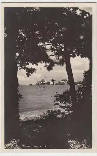 (96035) Foto AK Wasserburg, Bodensee, St. Georg, vor 1945