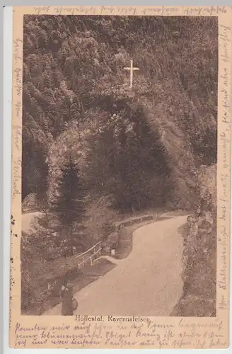 (96025) AK Höllental, Ravennafelsen, Schwarzwald 1923