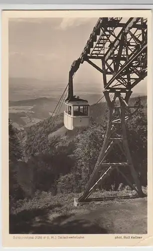 (95921) Foto AK Schauinsland, Seilschwebebahn, 1944