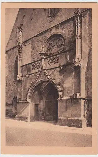 (95898) AK Wimpfen am Berg, Westportal der Stadtkirche, 1925