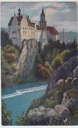 (95781) AK Sigmaringen, Schloss, vor 1945