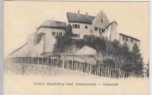 (95737) AK Schloss Staufenberg im Schwarzwald, Ostansicht, um 1910