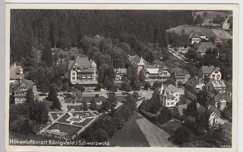 (95734) Foto AK Königsfeld im Schwarzwald, Luftbild 1939