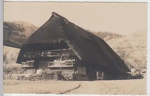 (95727) Foto AK Schwarzwald, Schwarzwaldhaus, vor 1945