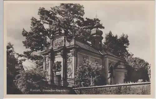 (95611) Foto AK Rastatt, Einsiedler-Kapelle, vor 1945