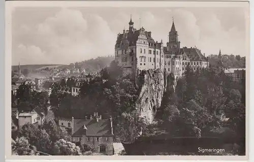 (95587) Foto AK Sigmaringen, Schloss, 1933-45