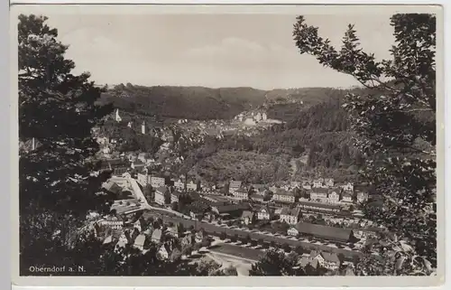 (95553) Foto AK Oberndorf am Neckar, Gesamtansicht, 1938