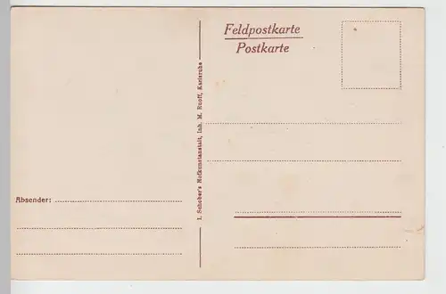 (95469) AK Durmersheim, Kriegsverpflegungsanstalt, Feldpostkarte