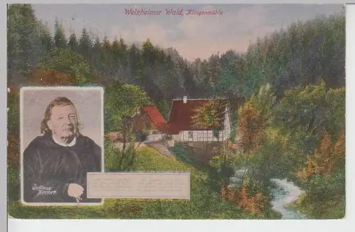 (95453) AK Welzheimer Wald, Klingenmühle, 1923