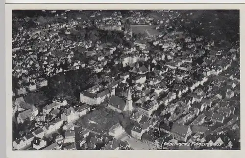 (95078) AK Göppingen, Panorama, Luftbild 1933-45