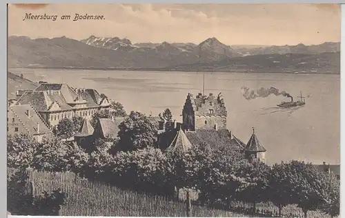 (95032) AK Meersburg, Bodensee, Altes Schloss 1913