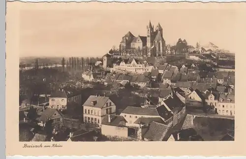 (94835) Foto AK Breisach am Rhein, Blick zum Münster, vor 1945