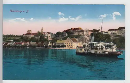 (92758) AK Meersburg am Bodensee, Panorama 1917