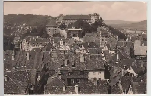 (89947) Foto AK Tübingen, Blick über die Dächer der Stadt, vor 1945