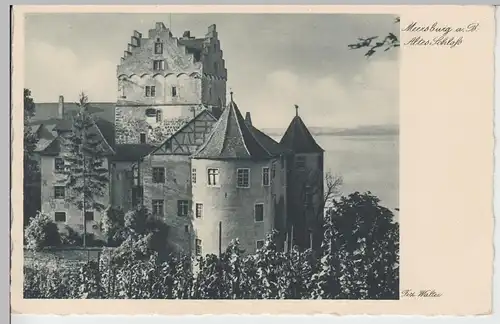 (89904) AK Meersburg a.B., Altes Schloss, vor 1945