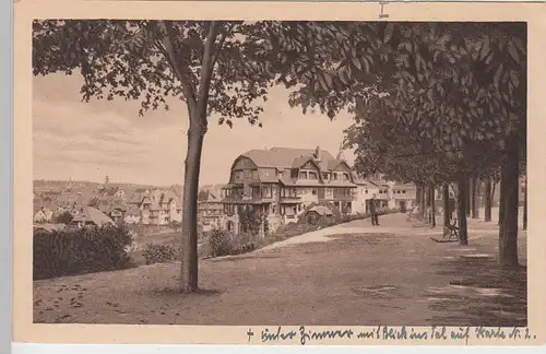 (87445) AK Freudenstadt, beim Hotel Rappen, vor 1945