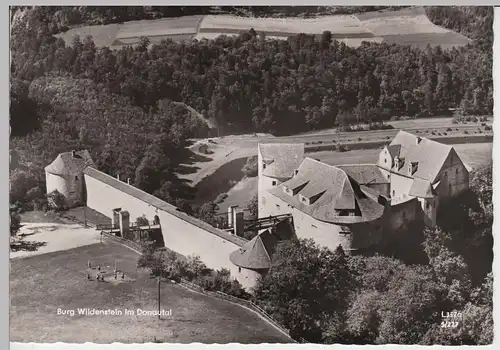 (87221) Foto AK Burg Wildenstein im Donautal, nach 1945