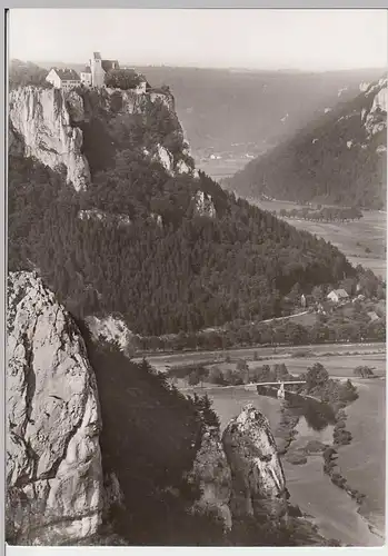 (87219) Foto AK Schloss Werenwag bei Beuron, nach 1945