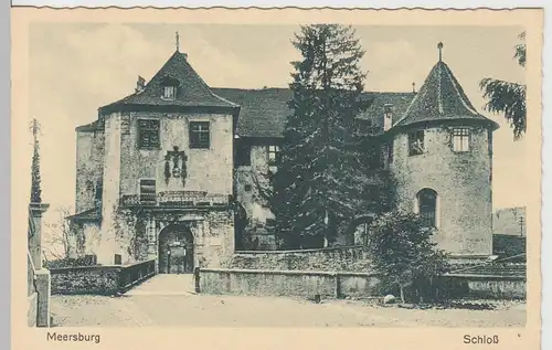 (85848) AK Meersburg, Bodensee, Schloss, Burg, vor 1945
