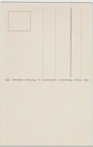 (85473) AK Überlingen, Bodensee, Münster St. Nikolaus, Hochaltar, v. 1945