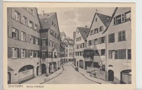(85305) AK Stuttgart, Geiss-Straße vor 1945