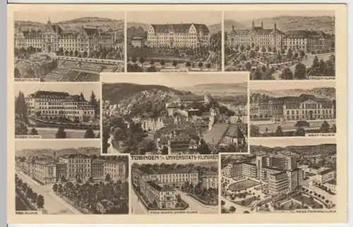 (8485) AK Tübingen, Universitätskliniken, Mehrbildkarte 1933-45