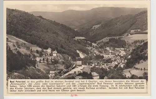 (84818) Foto AK Bad Peterstal, Gesamtansicht 1933-45