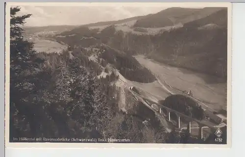 (84664) Foto AK Höllental mit Ravennabrücke, vor 1945
