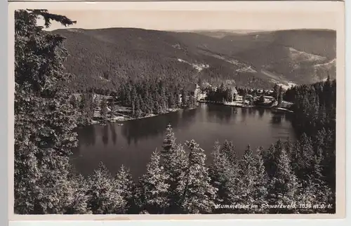 (84644) Foto AK Mummelsee im Schwarzwald, vor 1945