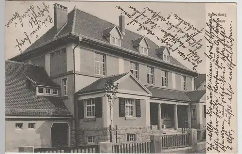 (82811) AK Schrozberg, Schulhaus, 1913