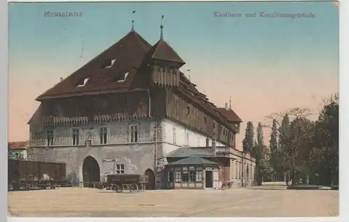 (82791) AK Konstanz, Kaufhaus u. Konziliumsgebäude, 1911