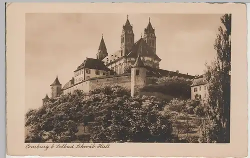 (81835) Foto AK Comburg bei Schwäbisch Hall, vor 1945