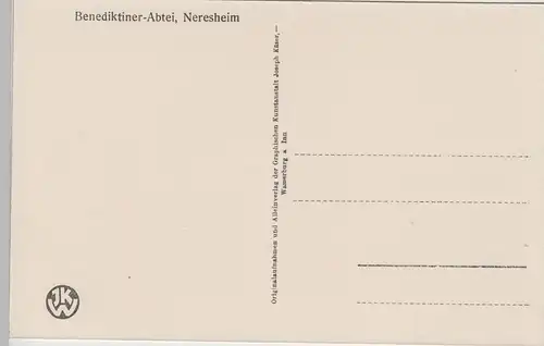 (80946) AK Neresheim, Kloster, vor 1945