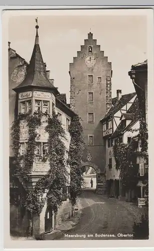 (80305) Foto AK Meersburg am Bodensee, Obertor, vor 1945