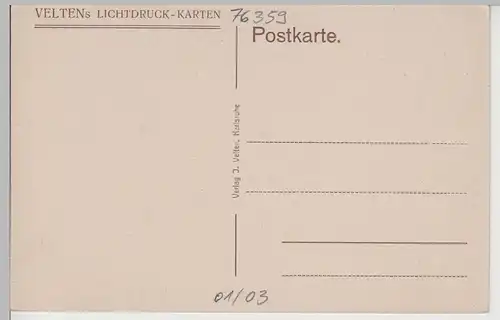 (78118) AK Frauenalb im Schwarzwald, Blick zur Klosterruine, vor 1945