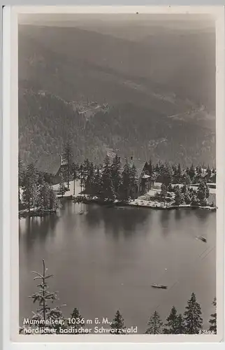 (77213) Foto AK Berghotel Mummelsee, Schwarzwald, vor 1945